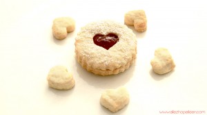 recette sables coeur fraise