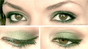 photo tuto maquillage vert mac