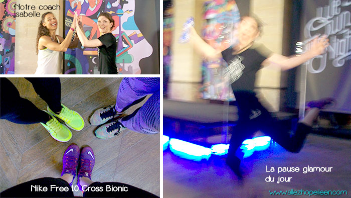 entrainement Nike au palais Brongniart