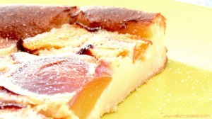 recette clafoutis pêche