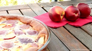 recette clafoutis pêche
