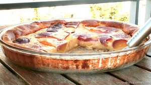 recette clafoutis pêche