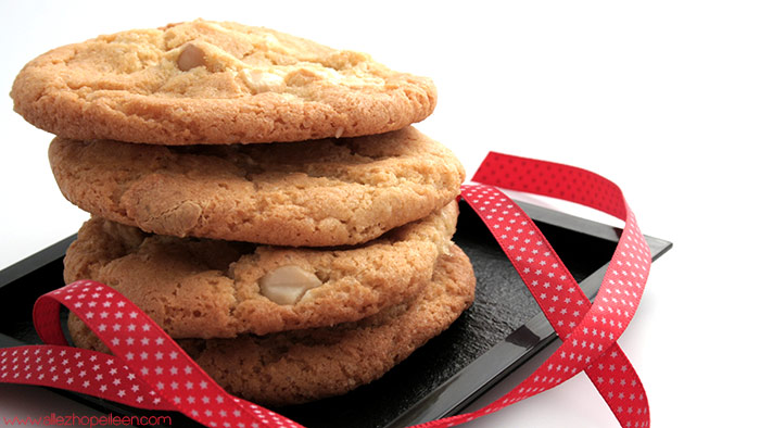 recette cookies noix macadamia chocolat blanc