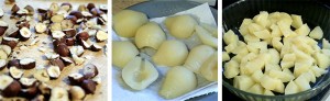 Recette gâteau moelleux poires noisettes