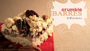 recette barre crumble noix de pecan