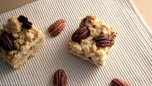 recette barre crumble noix de pecan