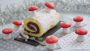 Recette champignon meringue deco buche