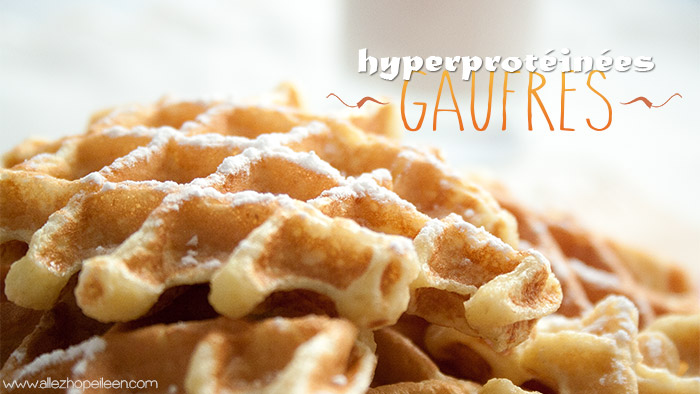 Recette gaufres hyperproteinees