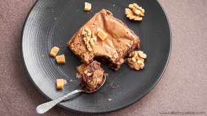 Recette brownie caramel beurre sale noix