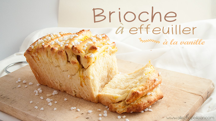 Recette brioche à effeuiller vanille