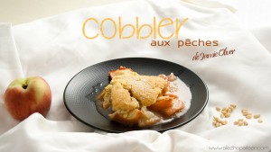 Recette cobbler peches Jamie Oliver