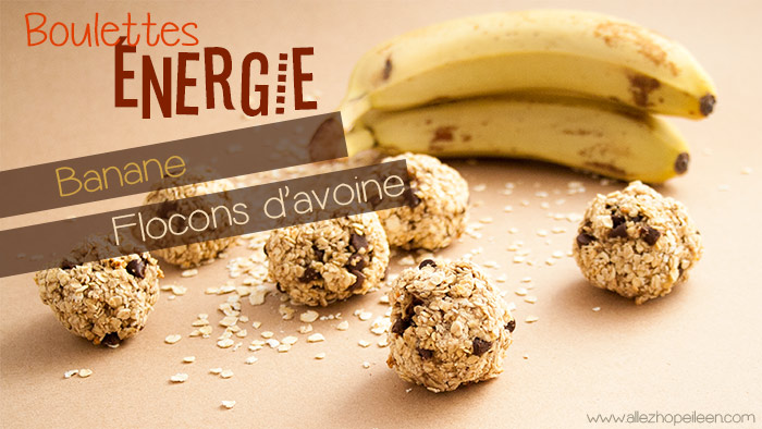 Recette boulettes energie banane flocons avoine