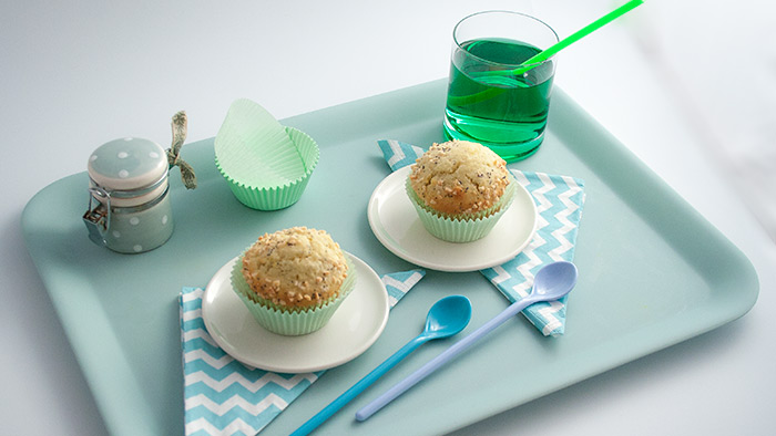 Recette muffins moelleux amande pavot