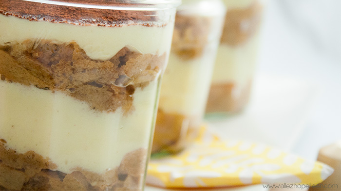 Recette tiramisu original in a jar