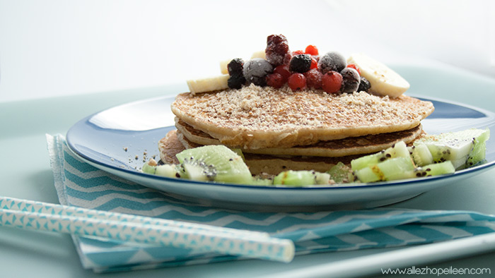 Recette pancakes healthy flocons avoine