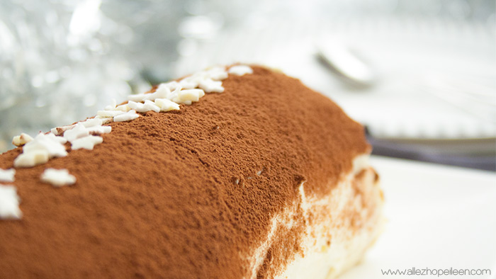 Recette Buche de Noel au tiramisu de C. Felder