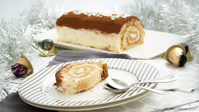 Recette Buche de Noel au tiramisu de C. Felder