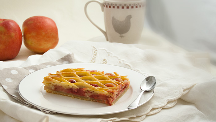 Recette grilles pomme framboise