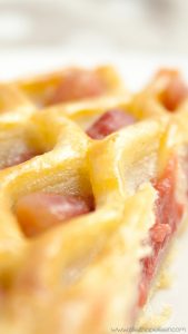 Recette grilles pomme framboise