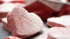 Recette guimauve framboise rose saint valentin
