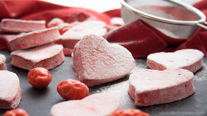 Recette guimauve framboise rose saint valentin