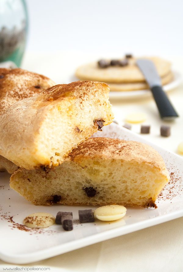 Recette petits pains aux trois chocolats