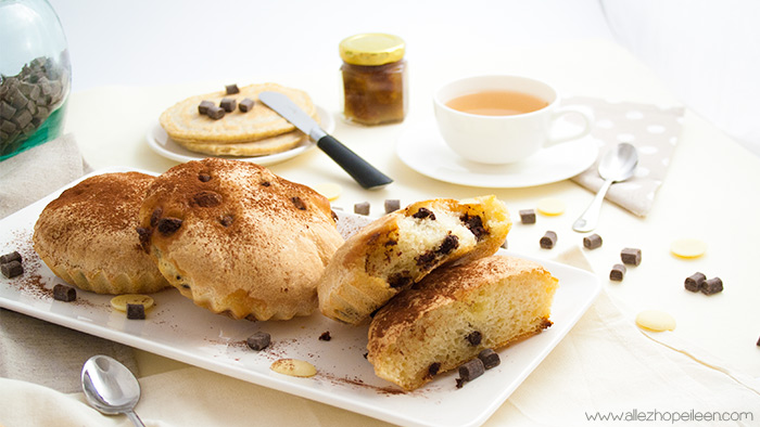 Recette petits pains aux trois chocolats