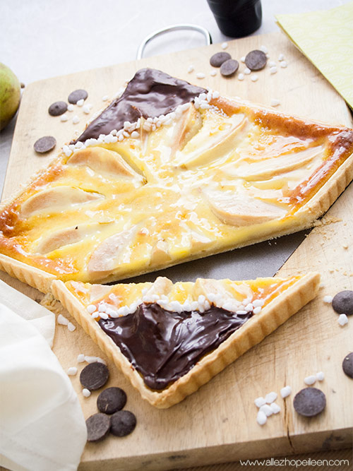 Recette tarte aux poires amande