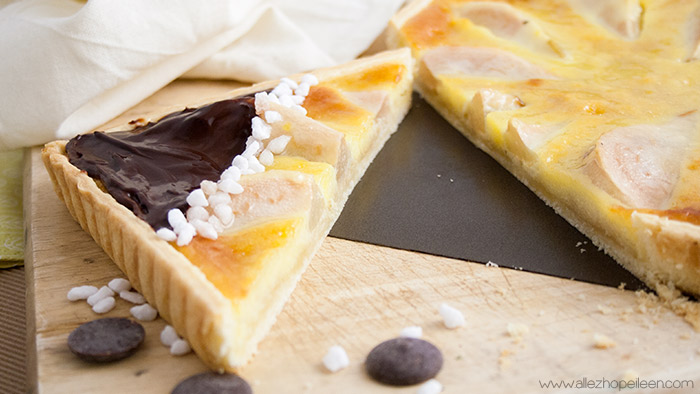 Recette tarte aux poires amande