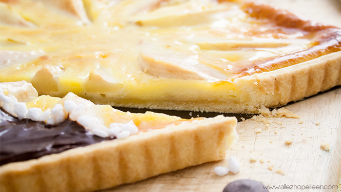 Recette tarte aux poires amande