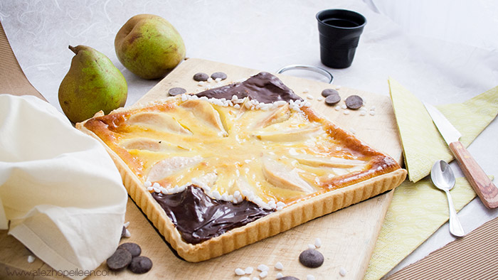 Recette tarte aux poires amande