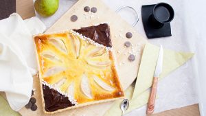 Recette tarte aux poires amande