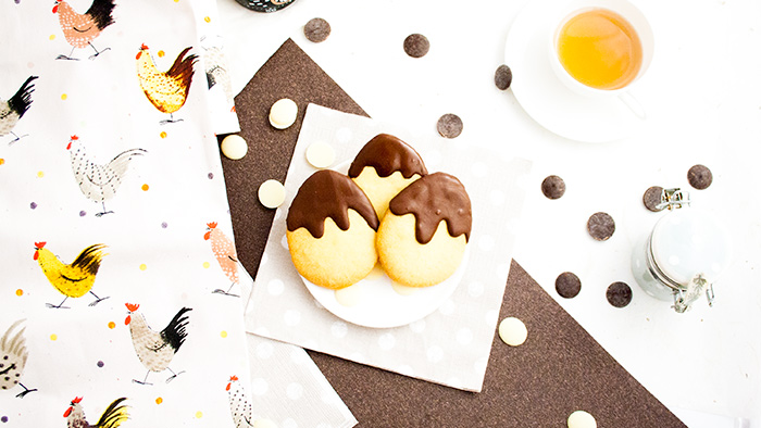 Recette sables paques oeufs chocolat