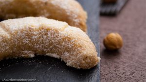 Recette croissants de lune - sables noisette