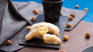Recette croissants de lune - sables noisette