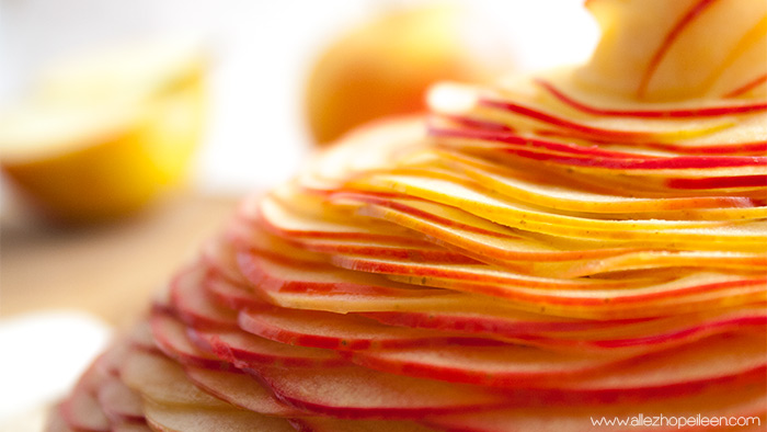 Recette inspiration tarte aux pommes Cedric Grolet