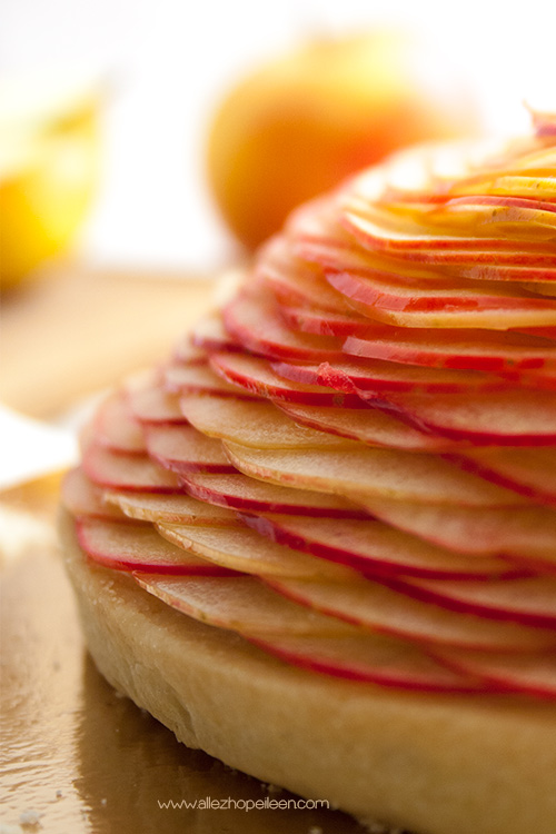 Recette inspiration tarte aux pommes Cedric Grolet