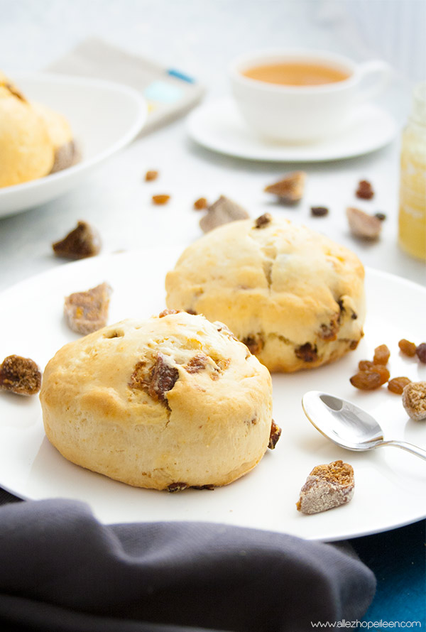 Recette scones figues raisins