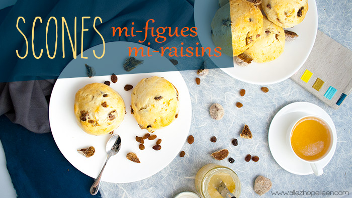 Recette scones figues raisins