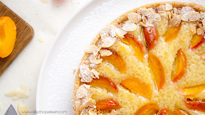 Recette tarte aux abricots creme d'amandes