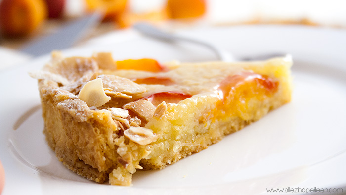 Recette tarte aux abricots creme d'amandes