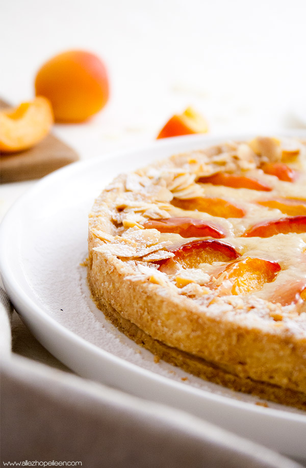 Recette tarte aux abricots creme d'amandes