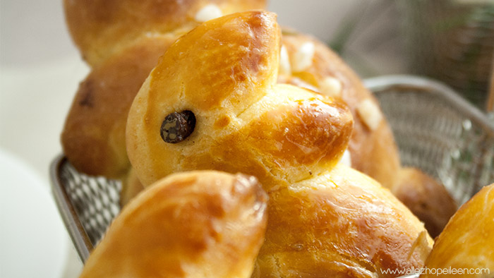 Recette lapins brioche paques