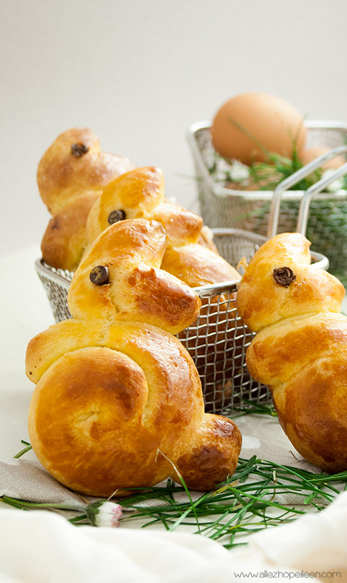 Recette lapins brioche paques