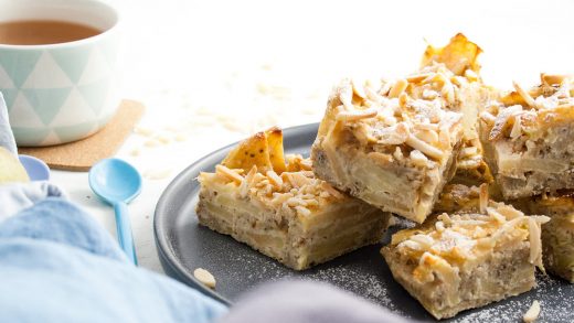 Gateau healthy pommes amandes