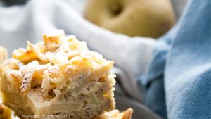 Gateau healthy pommes amandes
